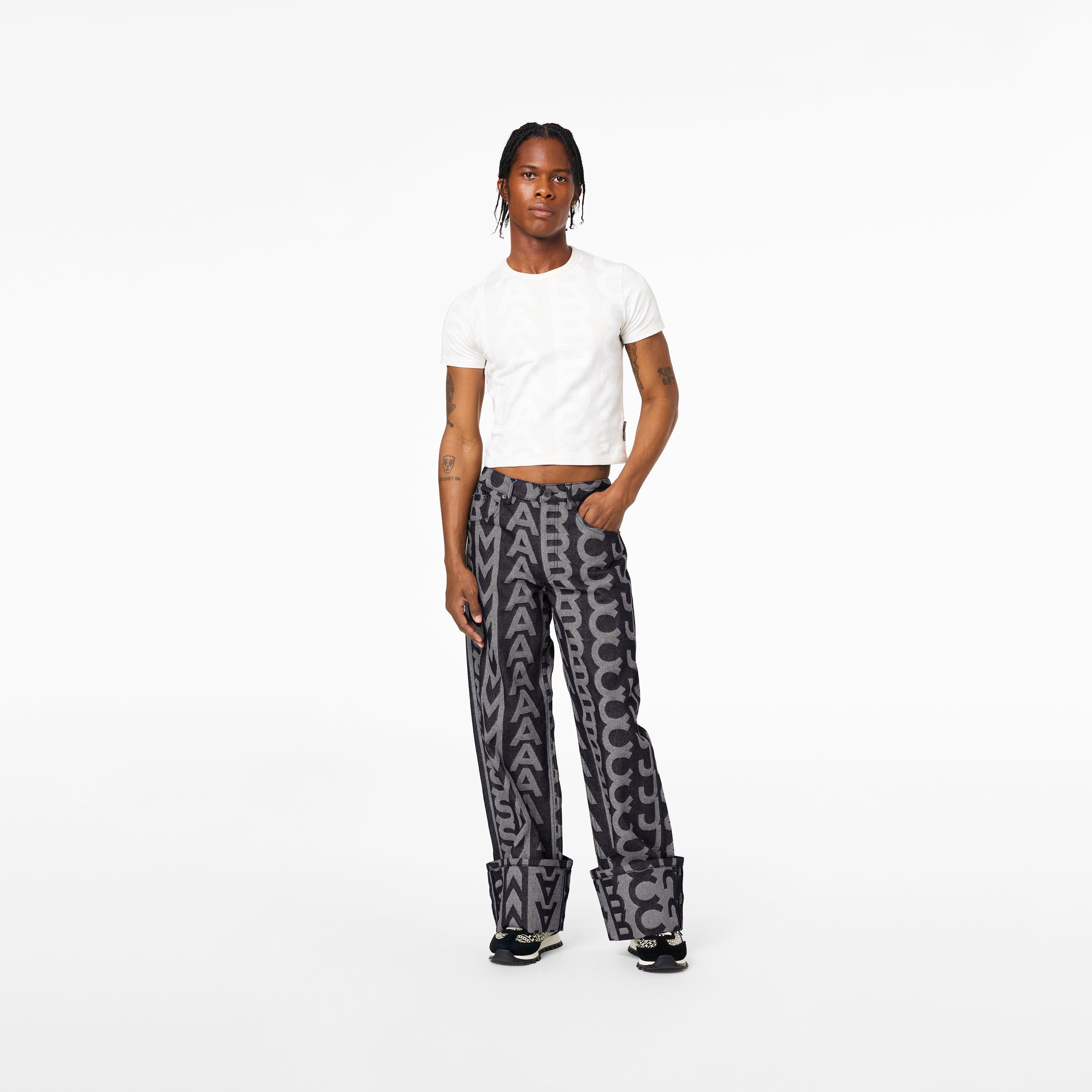 超セール☆MARC JACOBS MONOGRAM BABY TEE Marc Jacobs THE MONOGRAM BABY TEE | REVERSIBLE