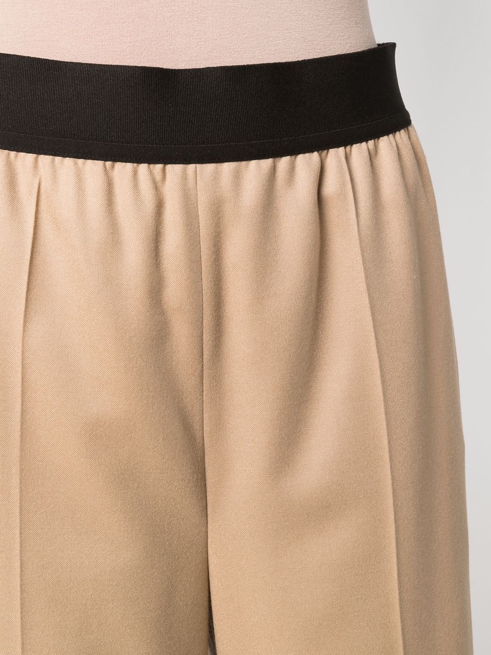 wide-legged cropped trousers - 5