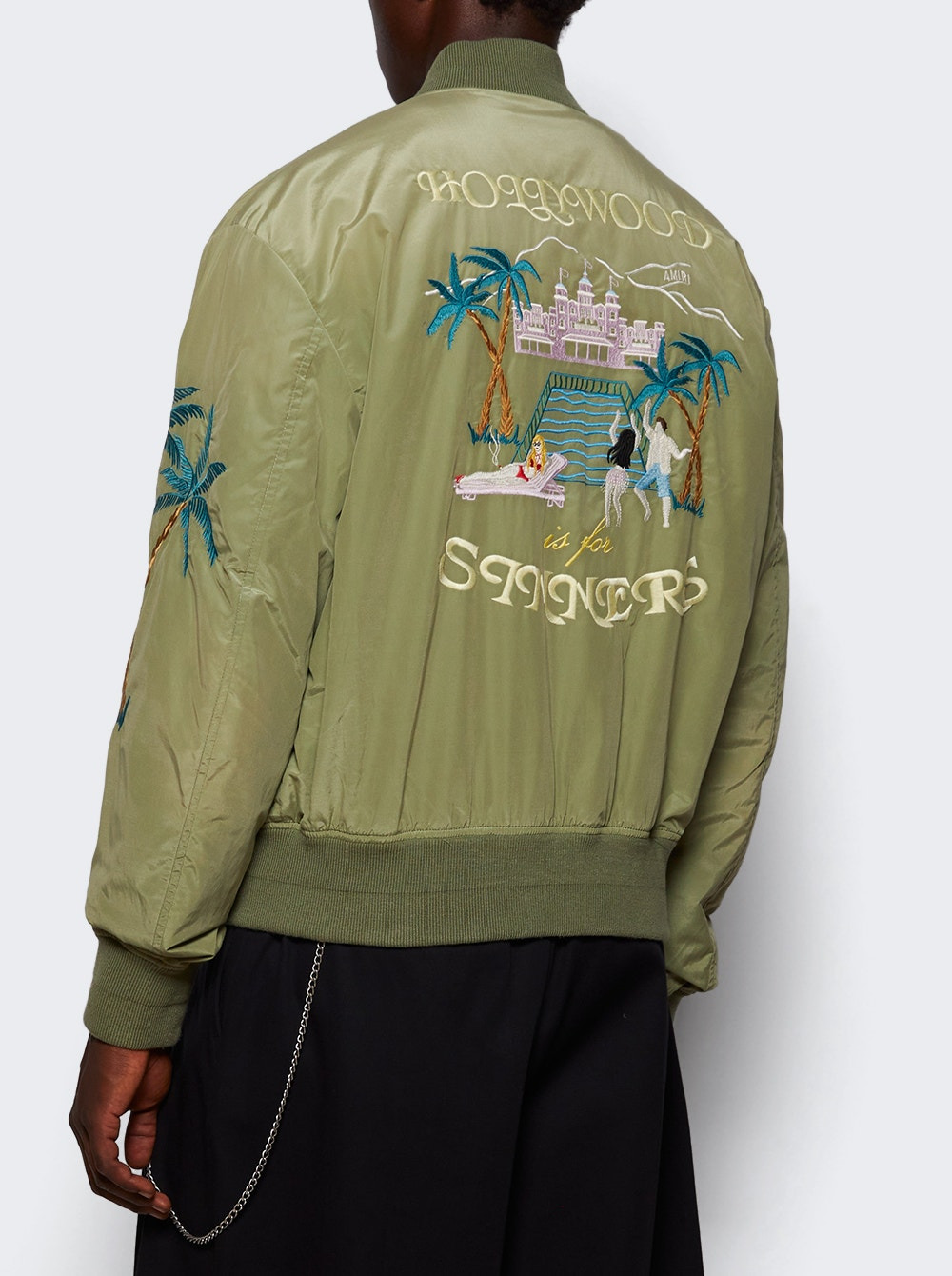 Sinners Bomber Jacket Olive - 4