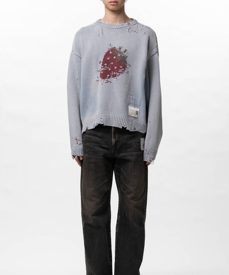 Maison MIHARAYASUHIRO Strawberry Jacquard Knit Sweater outlook