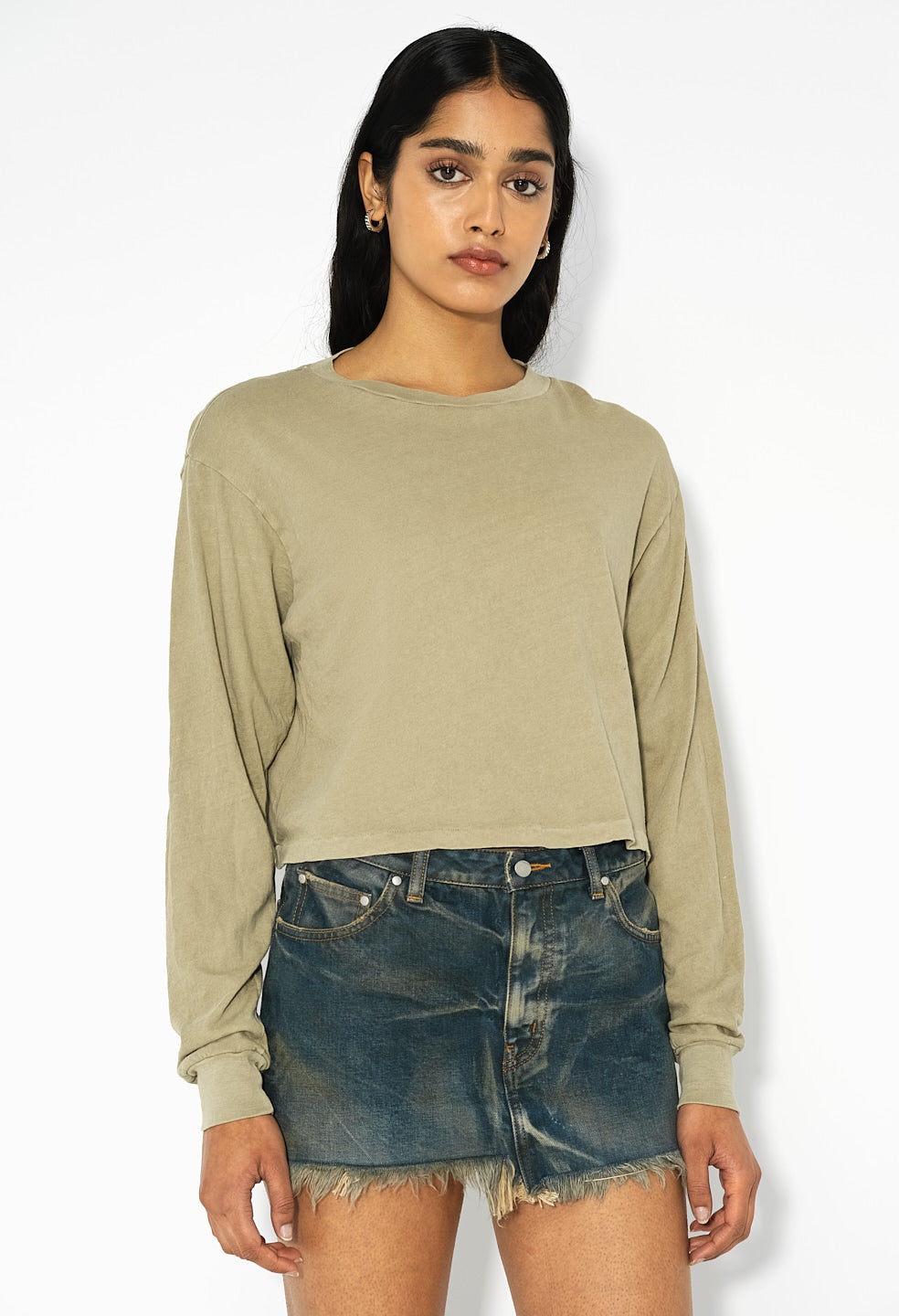 JERSEY LS CROPPED TEE - 4