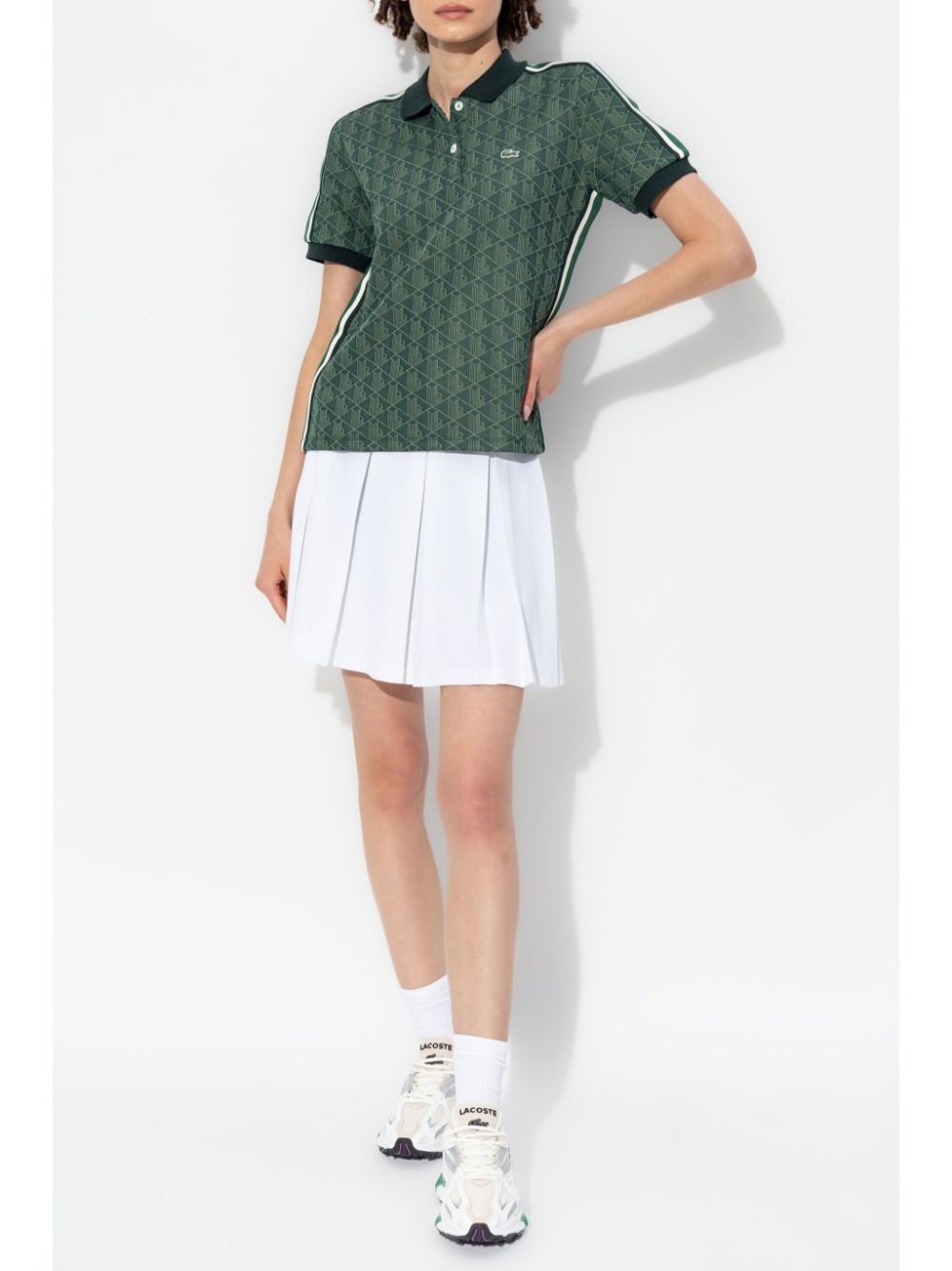 jacquard monogram polo shirt - 2