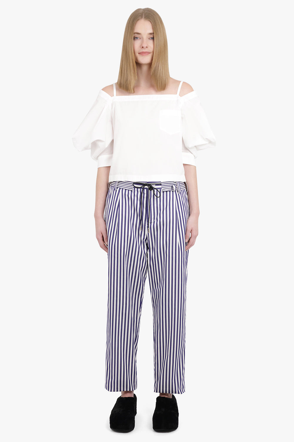 THOMAS MASON JOGGER PANT | NAVY STRIPE - 2