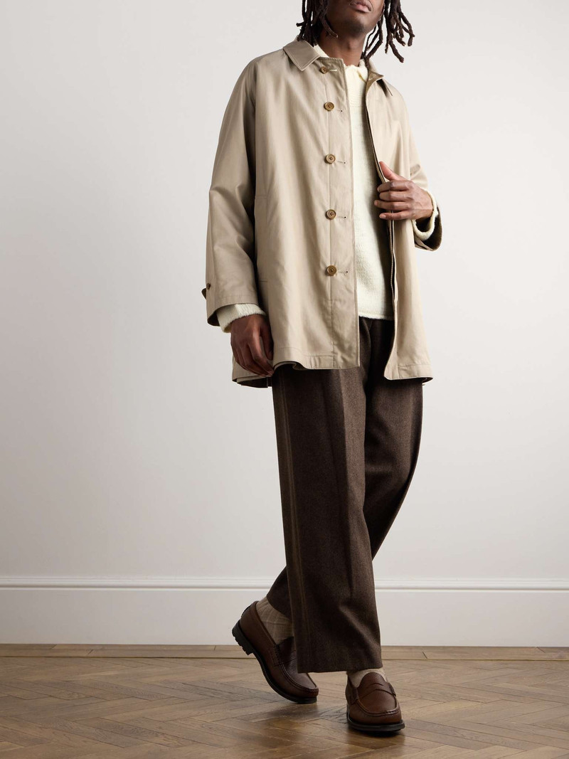 KAPTAIN SUNSHINE Reversible Cotton-Gabardine Coat outlook
