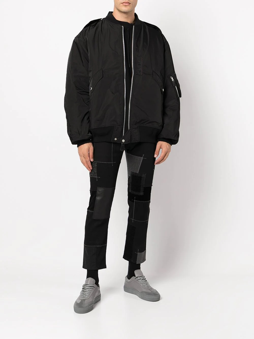 zip-up bomber jacket - 2