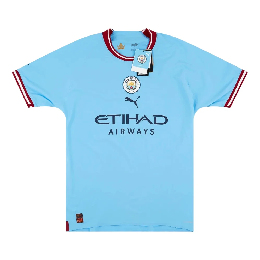 Puma Manchester City 22/23 Player Issue Home Jersey 'Blue' 765706-01 - 1