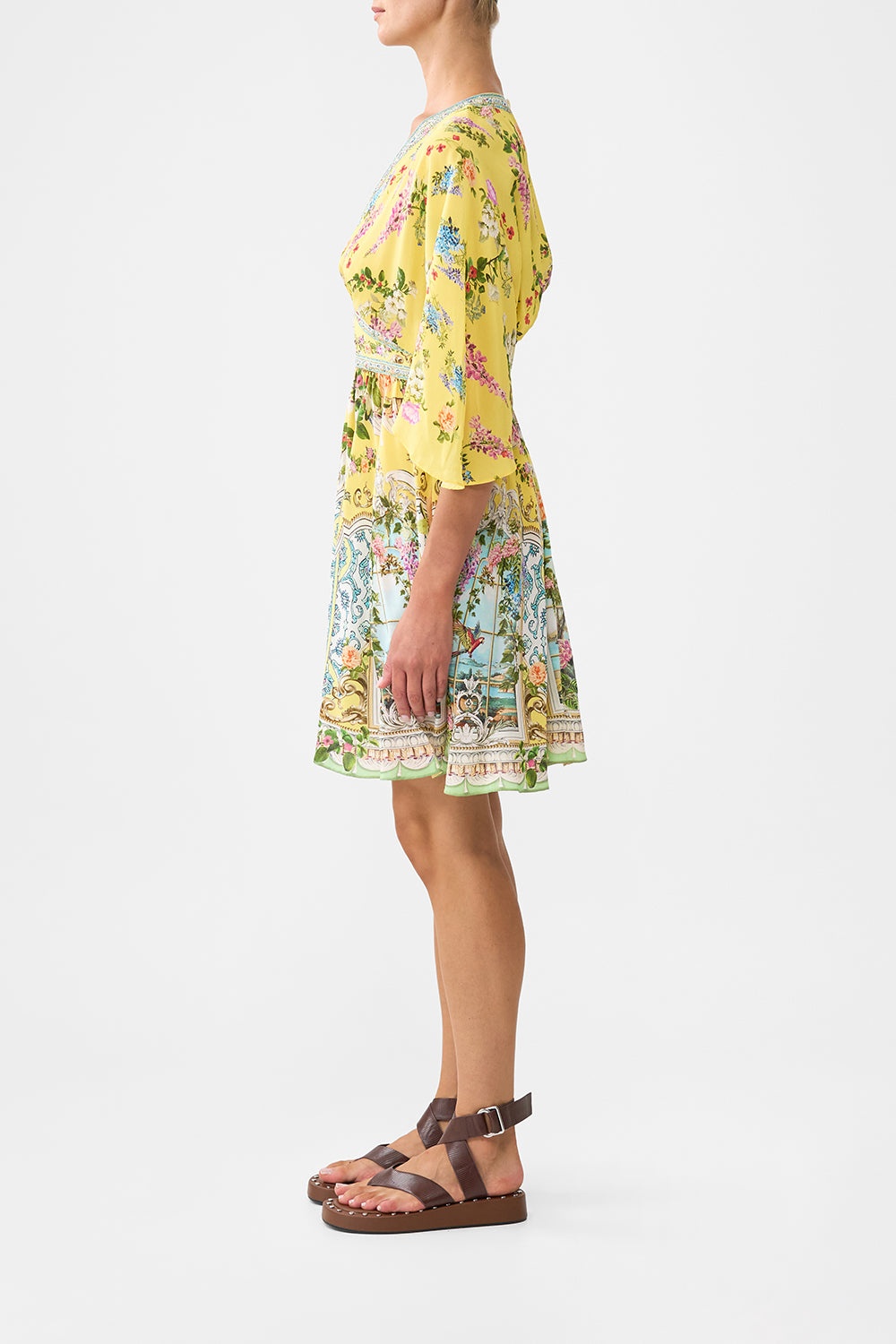 SHORT WAISTED DRESS - 4