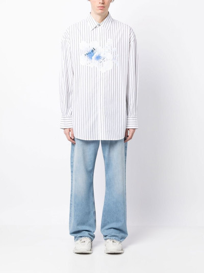 FENG CHEN WANG floral-print shirt outlook