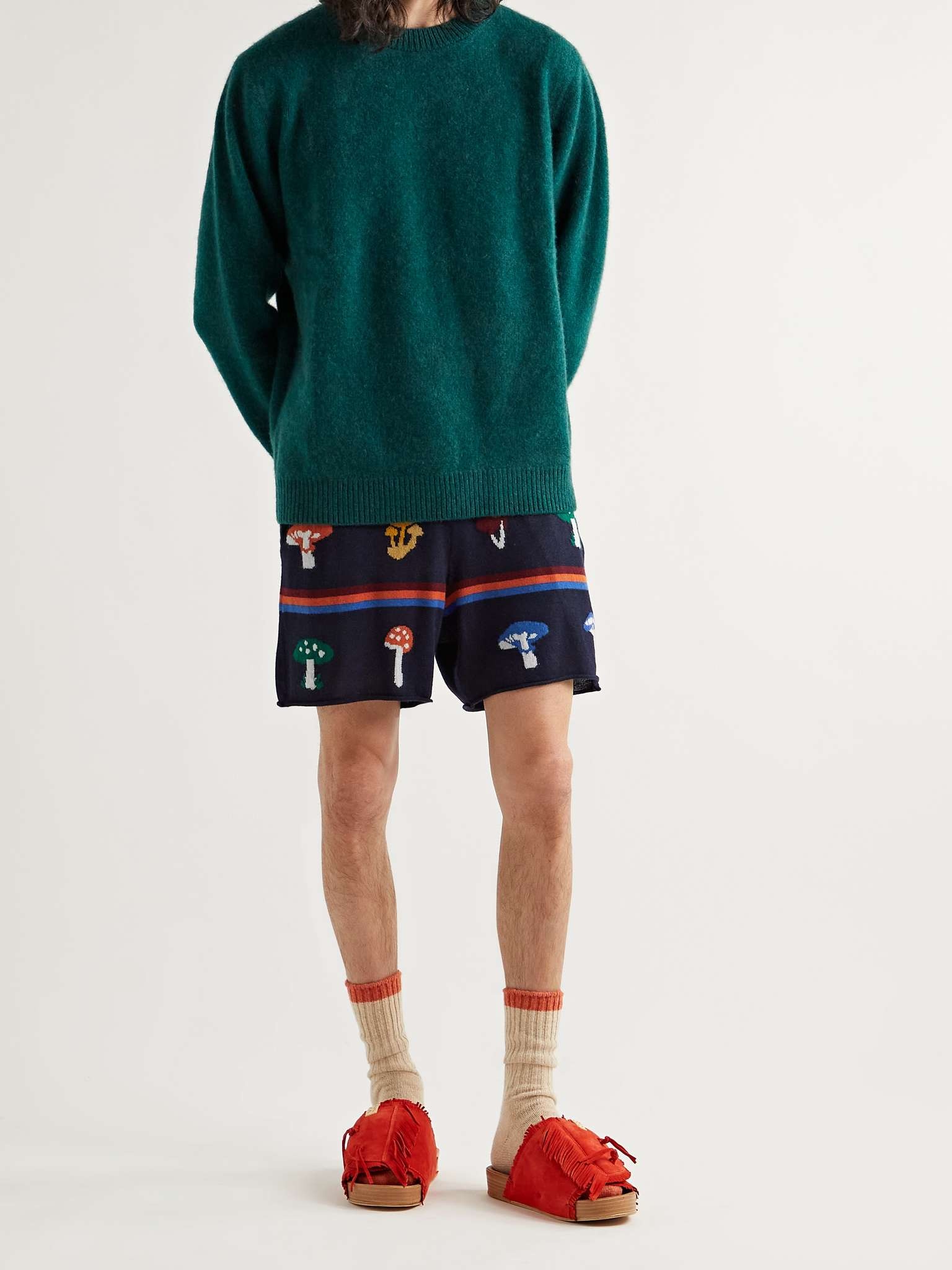 Intarsia Cashmere Shorts - 2