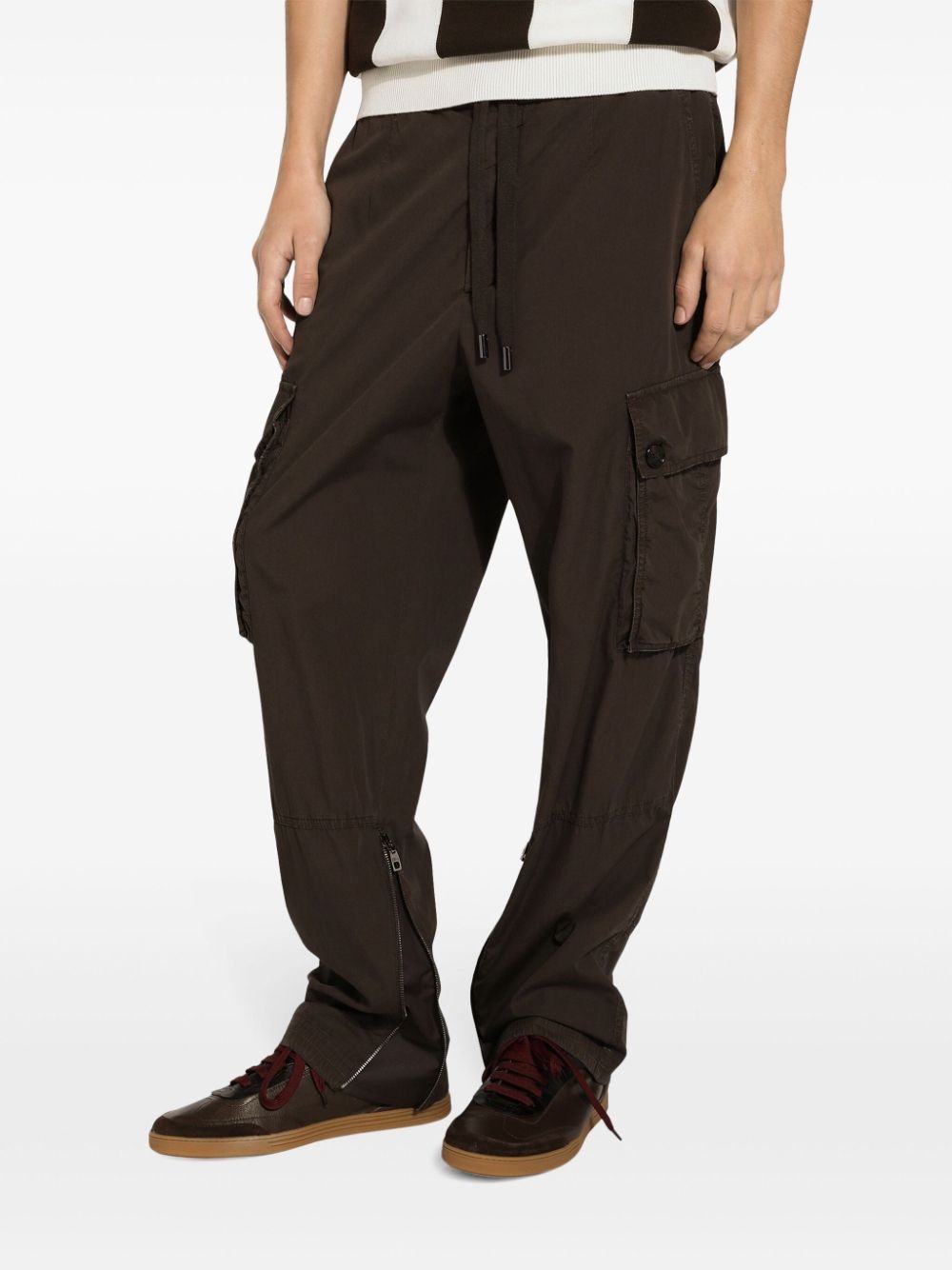 cotton cargo pants - 3