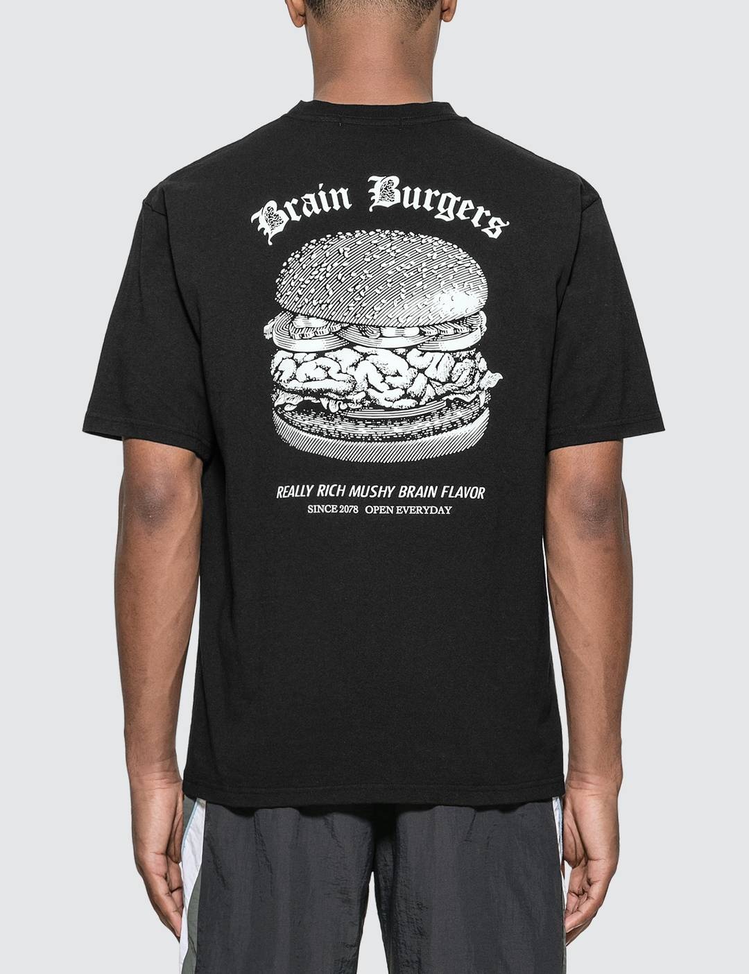 Brain Burgers Print T-Shirt - 1