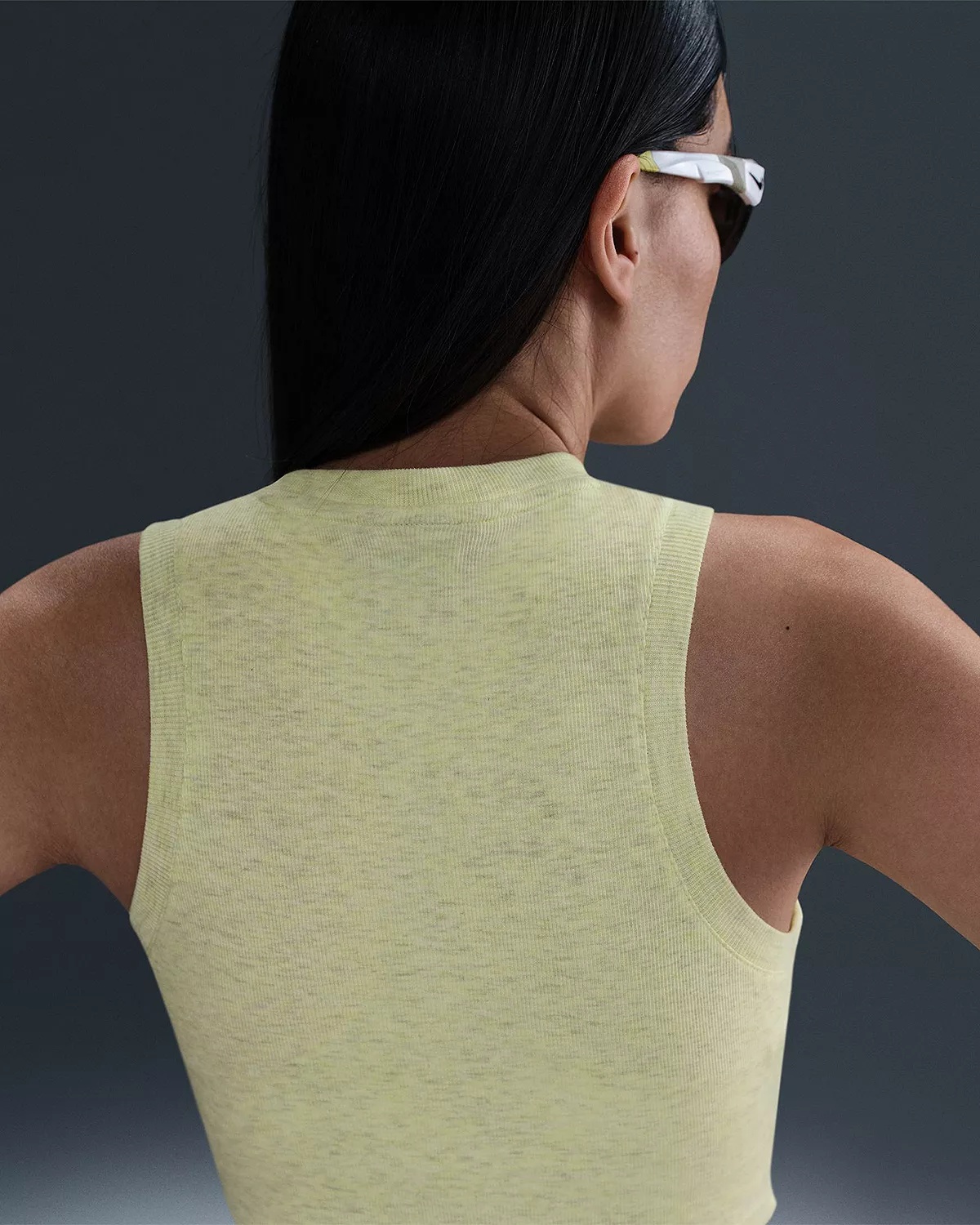 Essential Ribbed Cropped Tank Top - 3