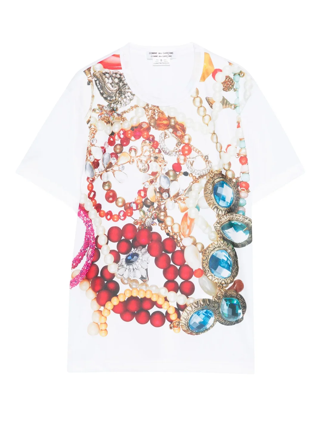 Polyester Smooth Print T-Shirt - 1