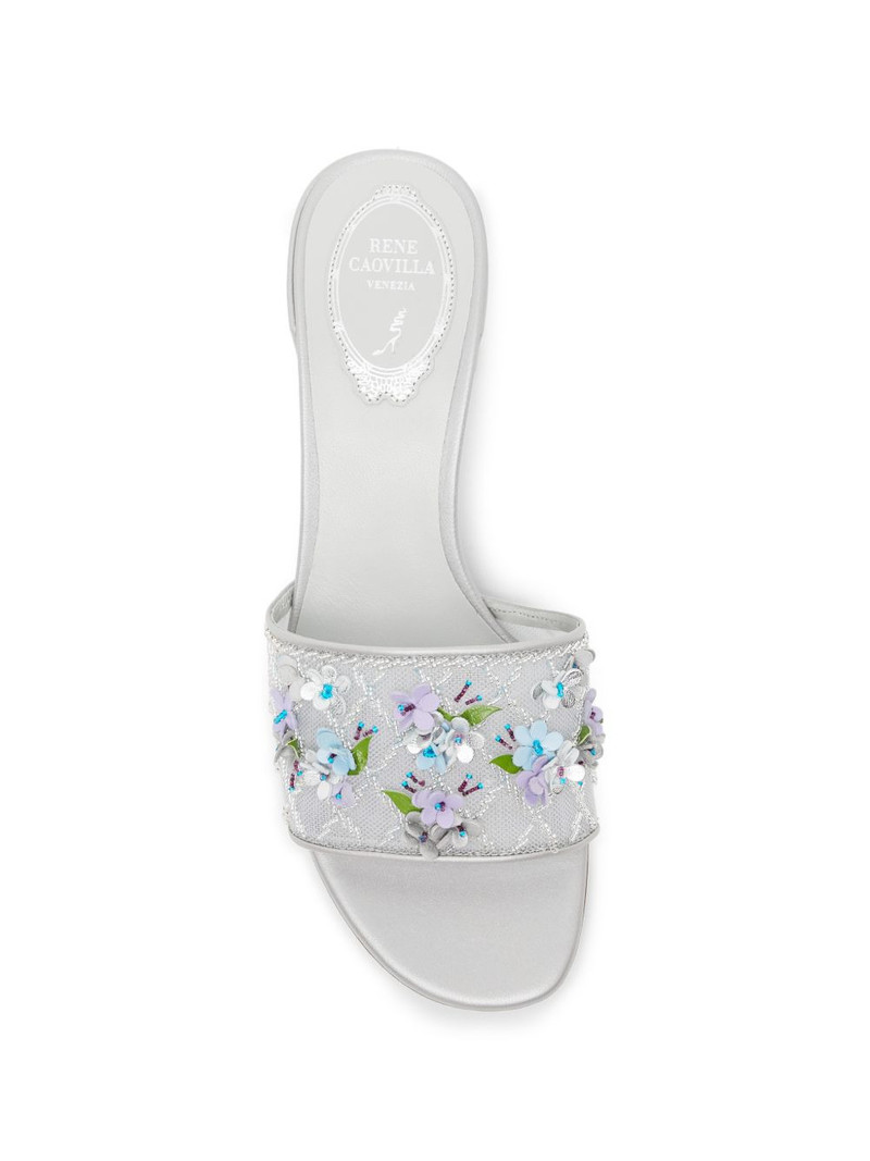 40mm floral-appliqué sandals 4