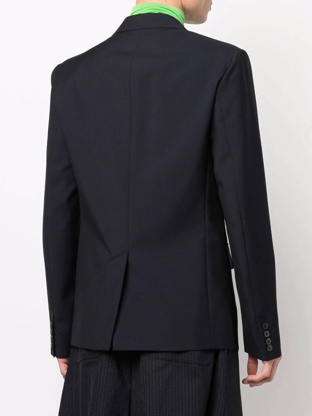 notched-lapel single-breasted blazer - 4