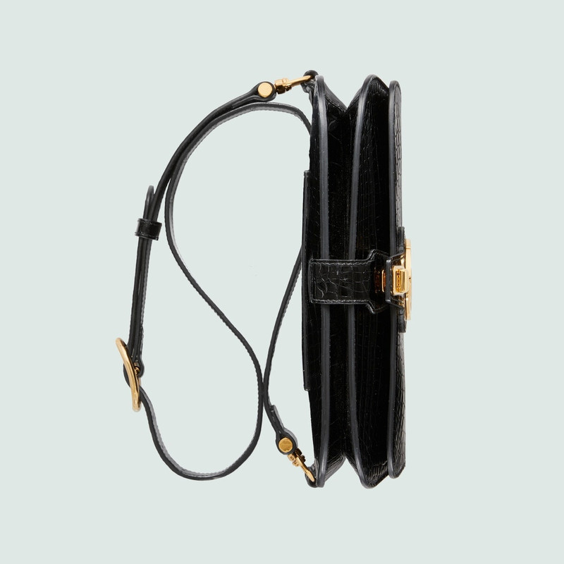 Gucci Blondie crocodile belt bag 10