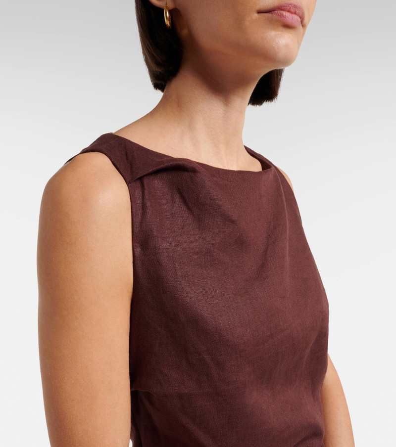 Aloisa linen minidress 4