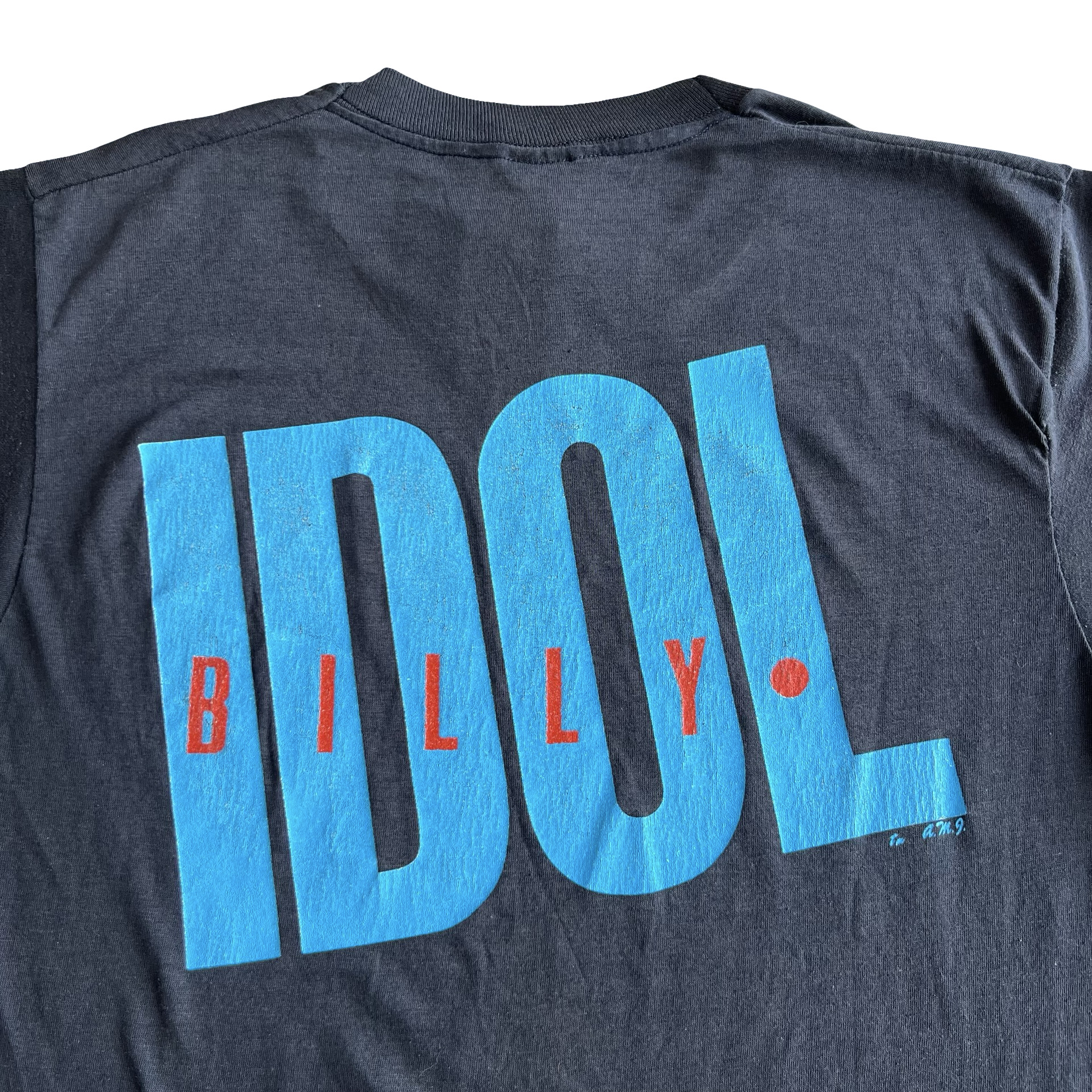 Final Blow - Vintage Billy Idol Rebel Yell 1984 Photo T-Shirt SZ L - 3