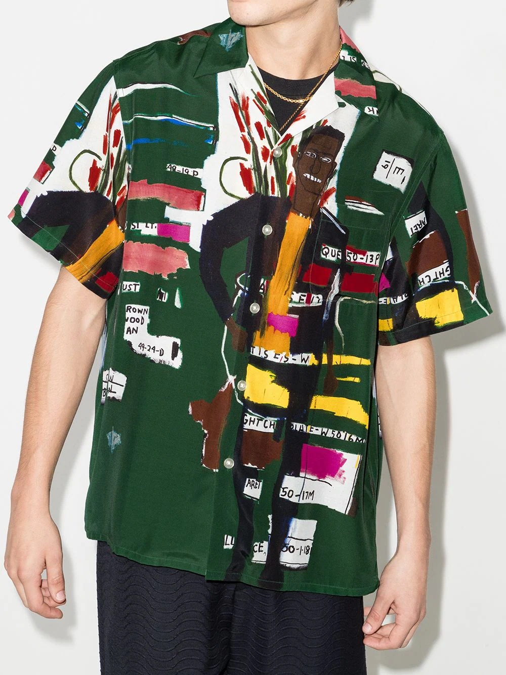 x Jean-Michel Basquiat Hawaiian shirt - 2