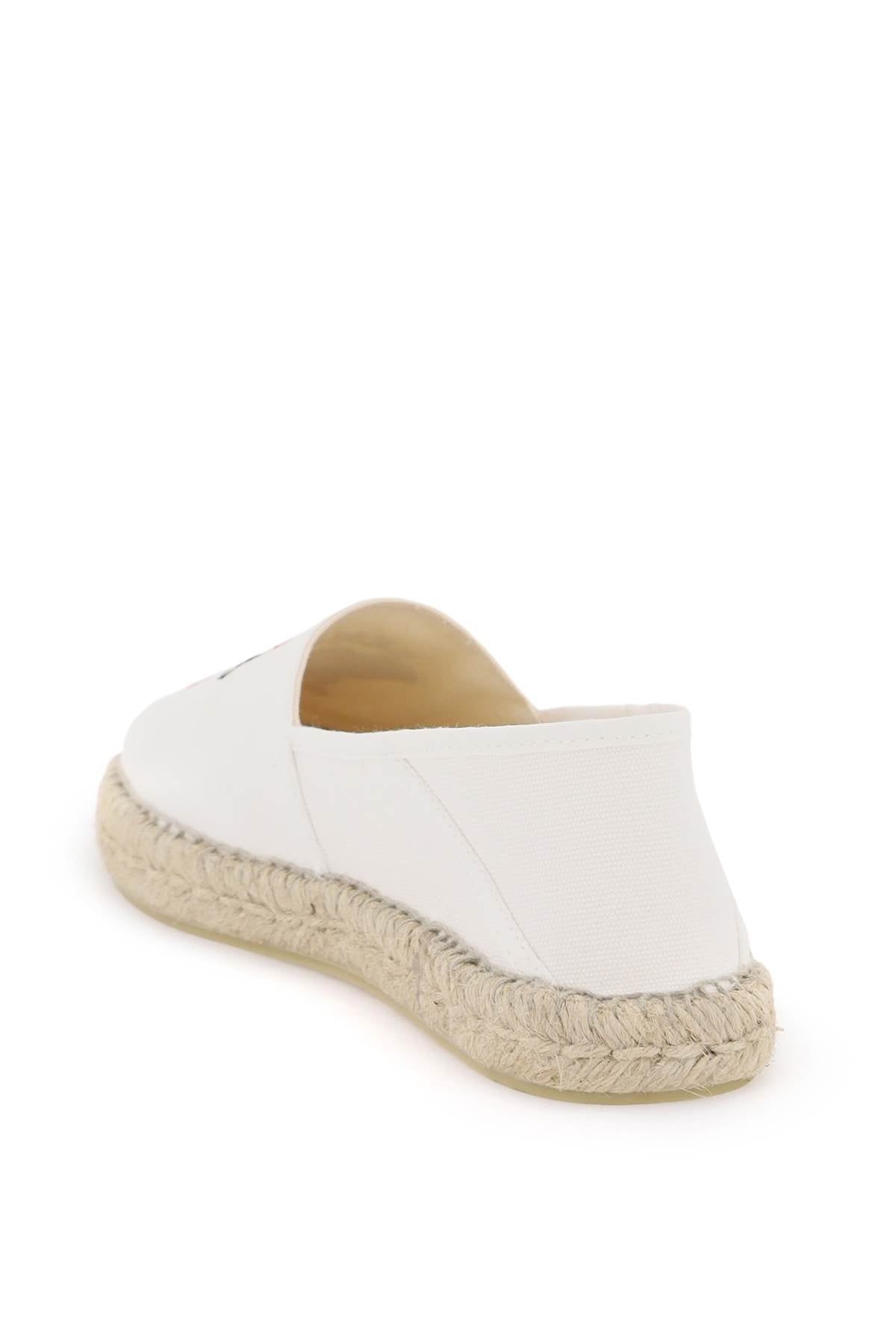 Canvas Espadrilles With Logo Embroidery - 3