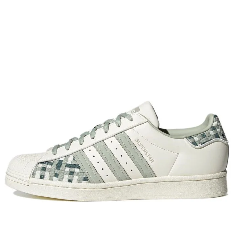 (WMNS) adidas originals Superstar 'White Green' GY4156 - 1