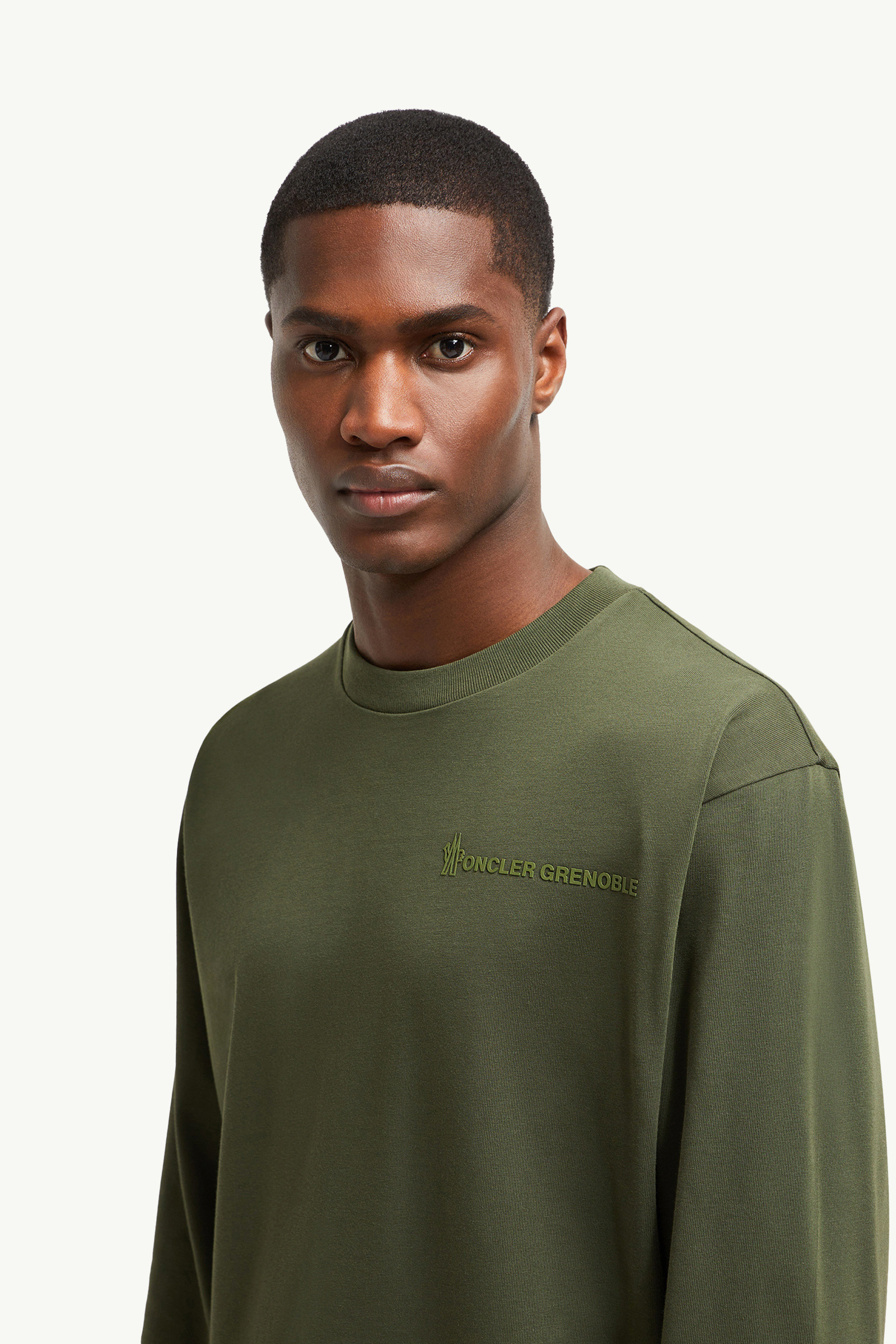 Logo Long Sleeve Cotton T-Shirt - 4