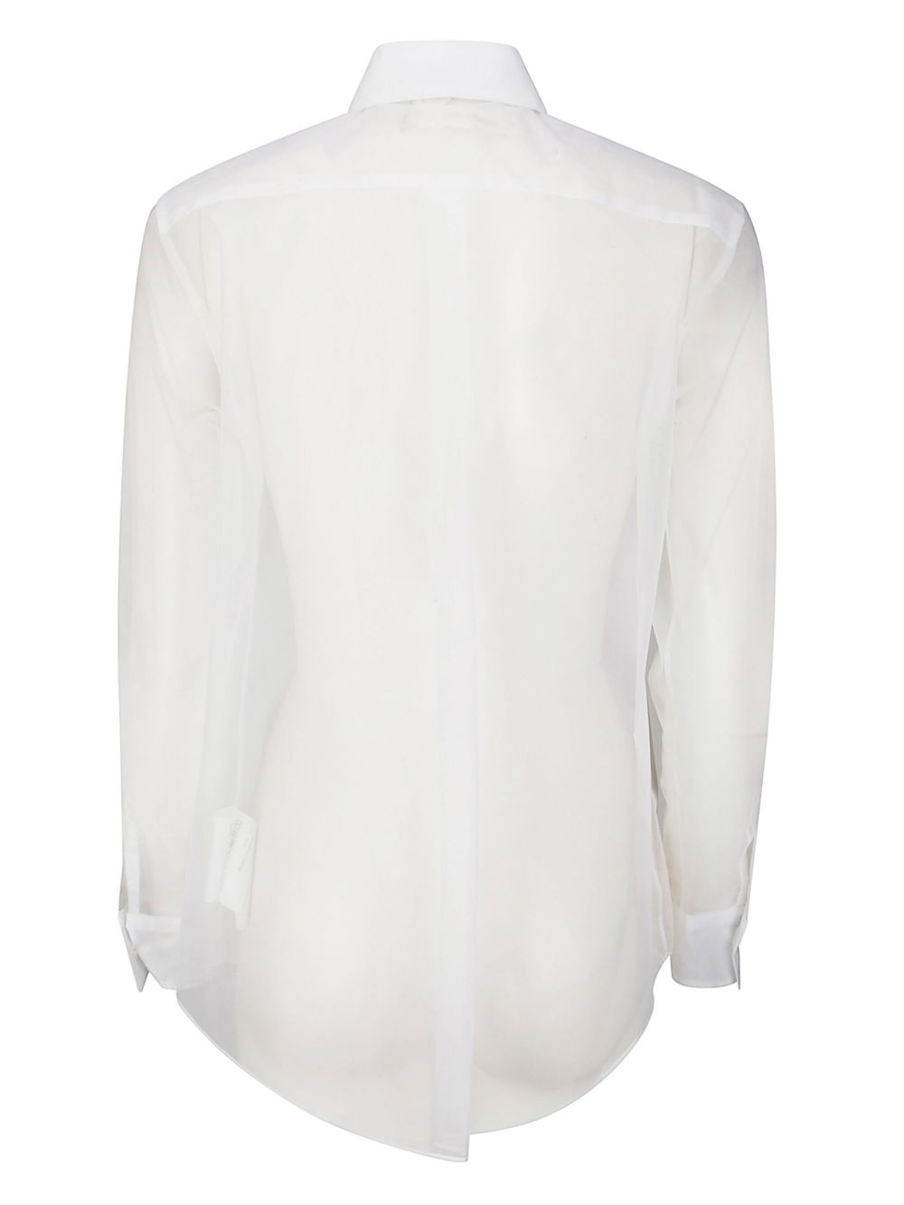 semi-sheer shirt - 2