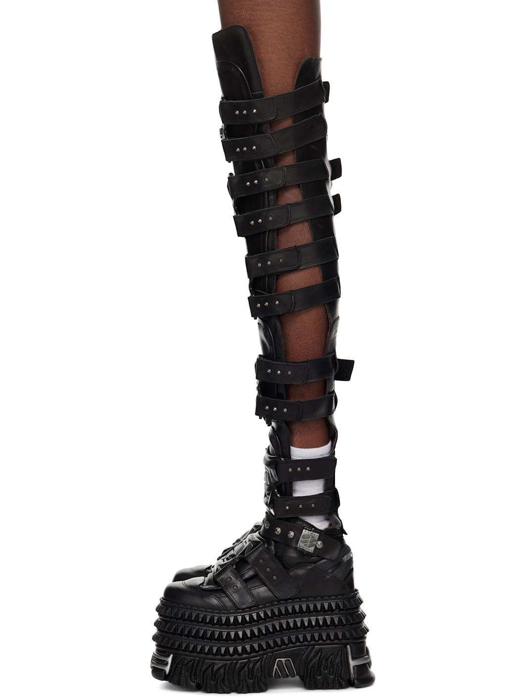 Black New Rock Edition Gamer Tall Boots - 3