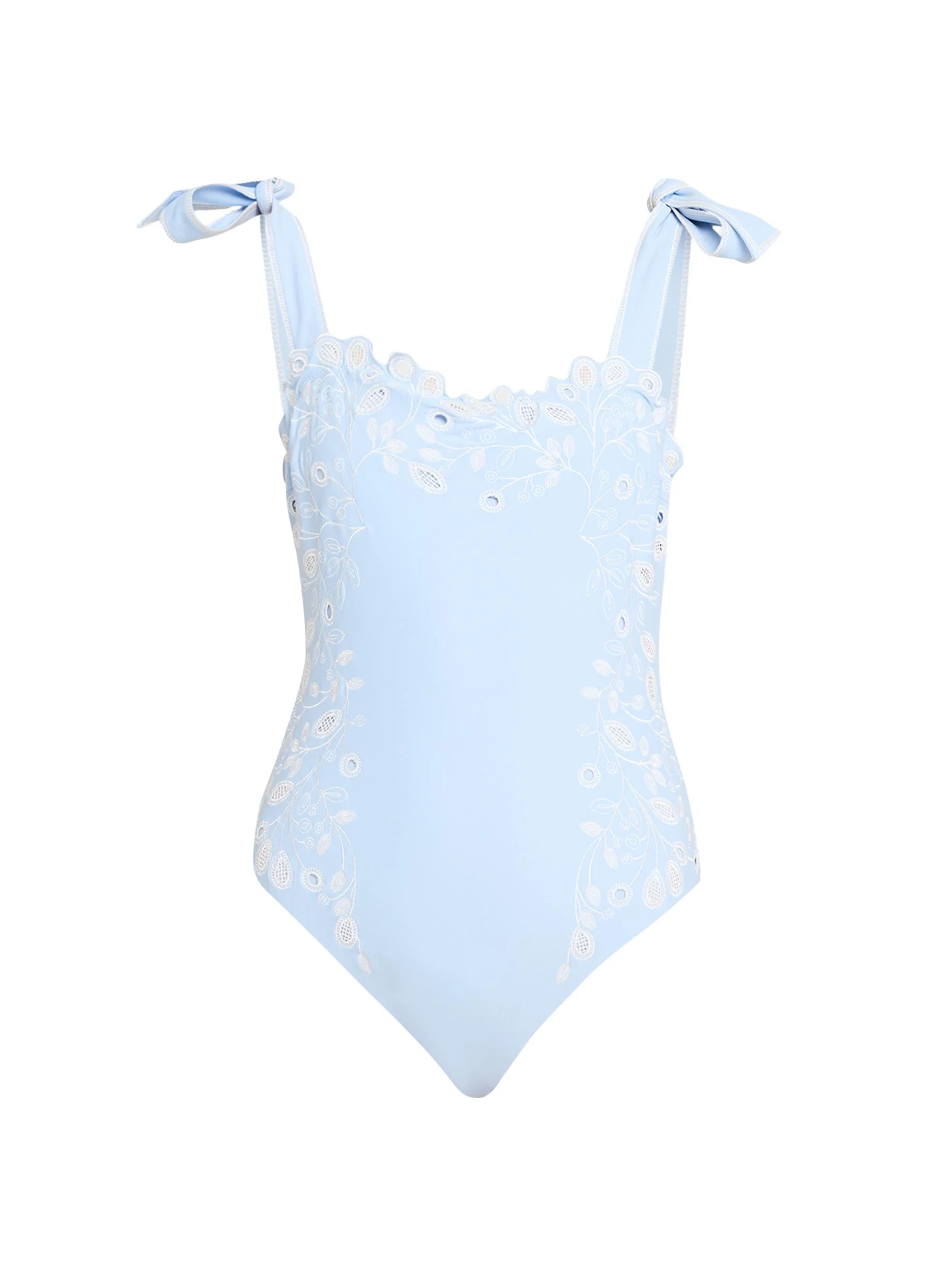 Women's Laurie Embroidered One-Piece Swimsuit - Tidepool Multi - 1