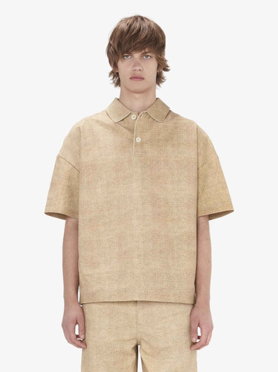 JW Anderson LEATHER POLO SHIRT outlook