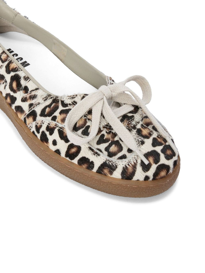 animal-print ballet-style sneakers 4