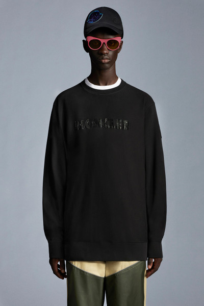 Moncler Sweatshirt With Glitter outlook