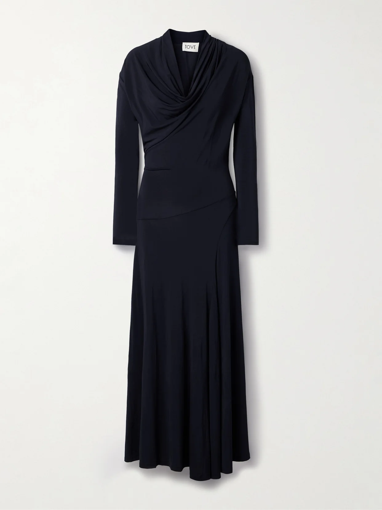 Eadan Draped Jersey Maxi Dress - 1