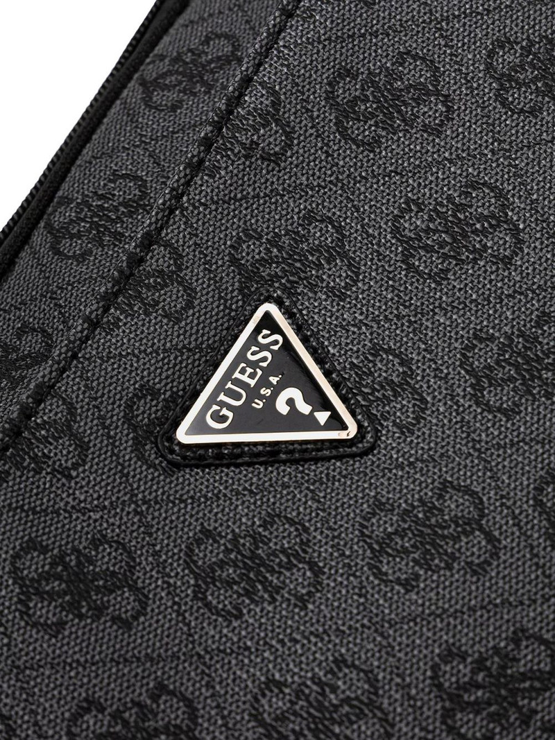 monogram-print logo-plaque laptop bag 3