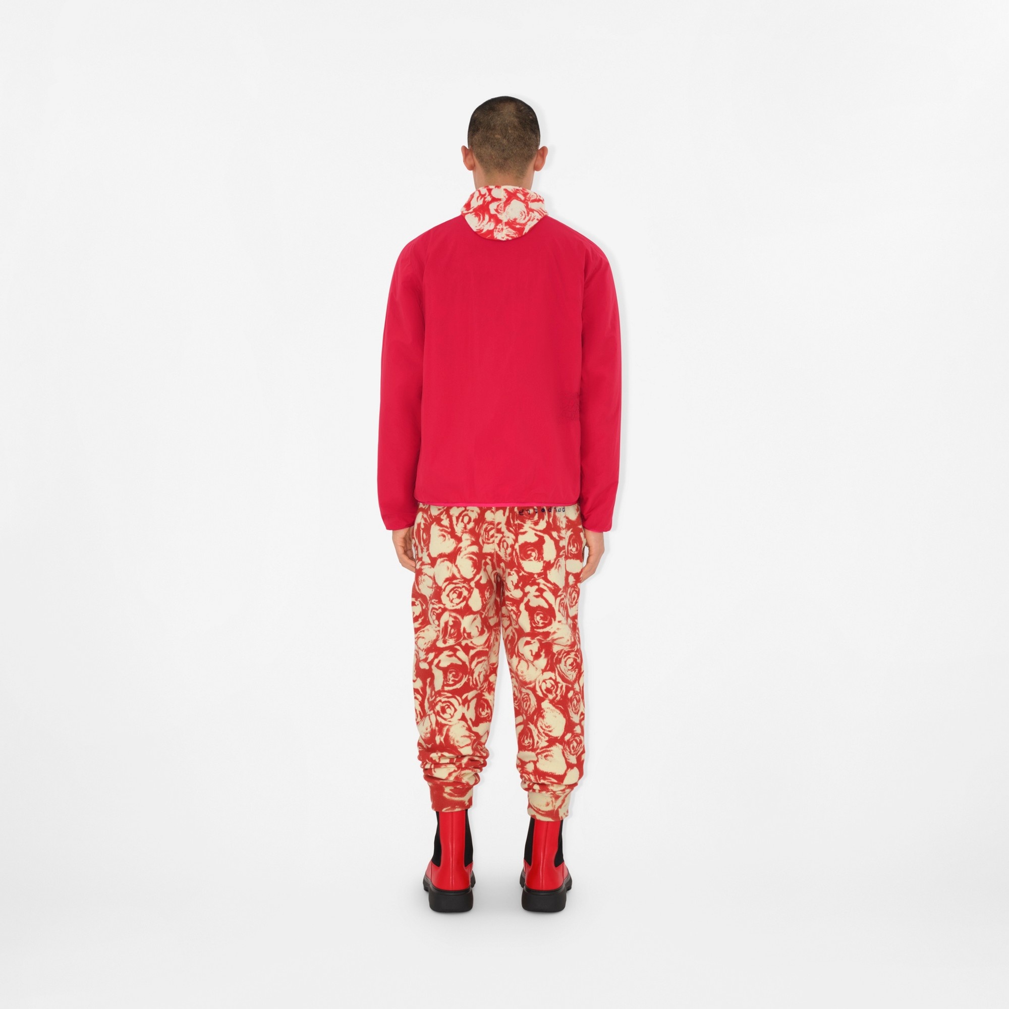 Rose Wool Jogging Pants - 4