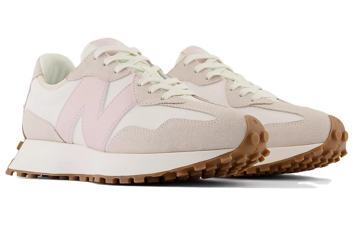 (WMNS) New Balance 327 'Sea Salt Pink Haze' WS327AL - 3