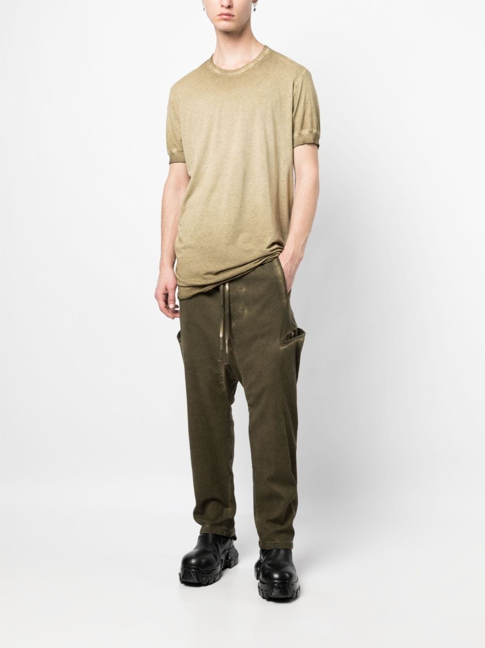 drawstring-waist track pants - 2