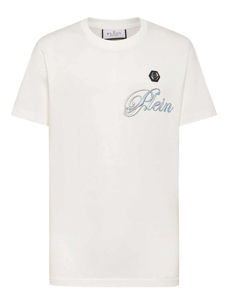 skull-print cotton T-shirt 1