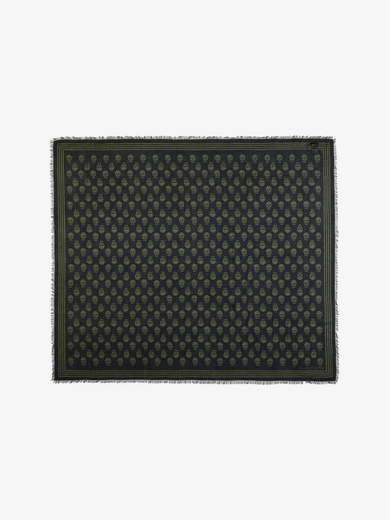Men's Biker Foulard in Black/khaki 1