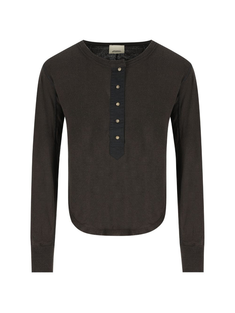 button-fastening silk top 1