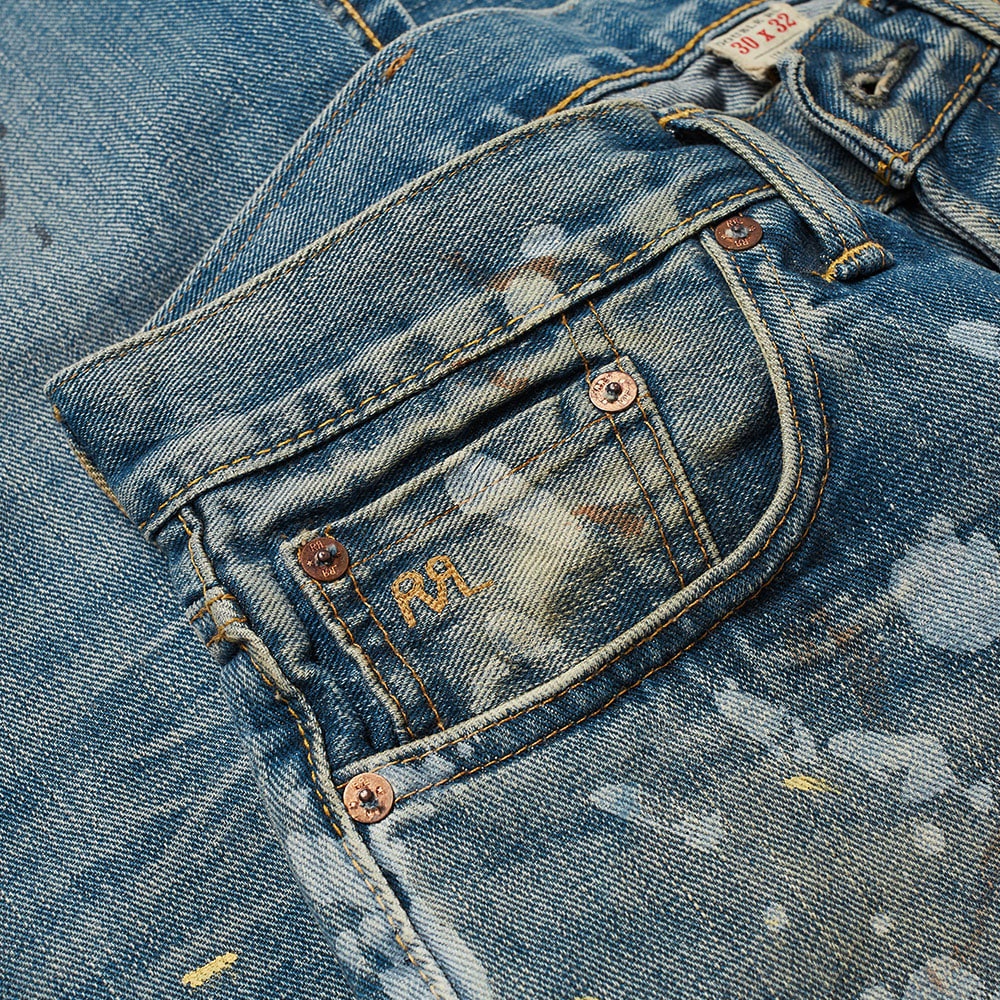 RRL Slim Fit Paint Splatter Jean - 3