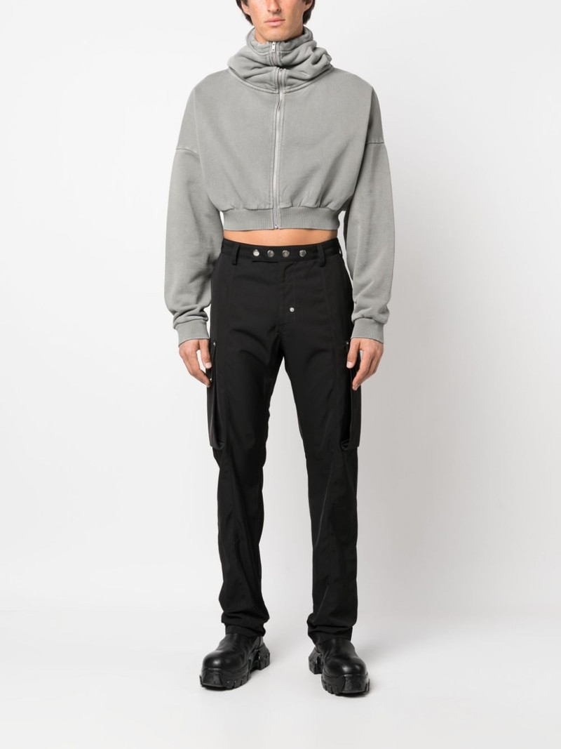 entire studios stand-up collar zip-up hoodie outlook