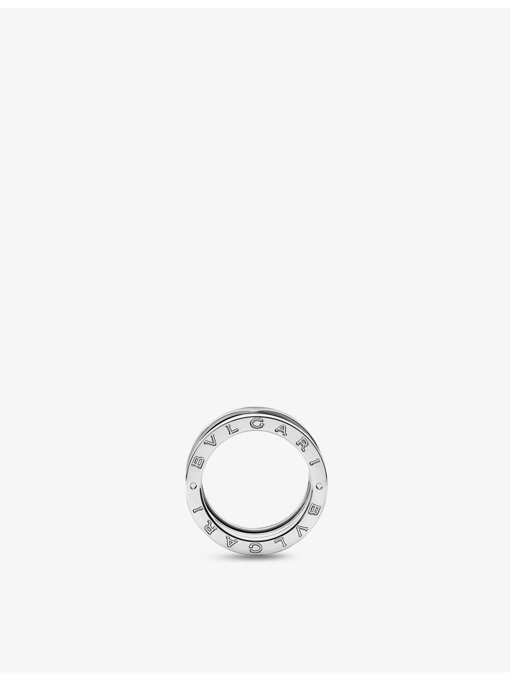 B.zero1 four-band 18ct white-gold ring - 5