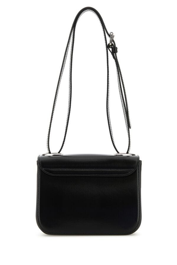 Black leather Linda crossbody bag - 3