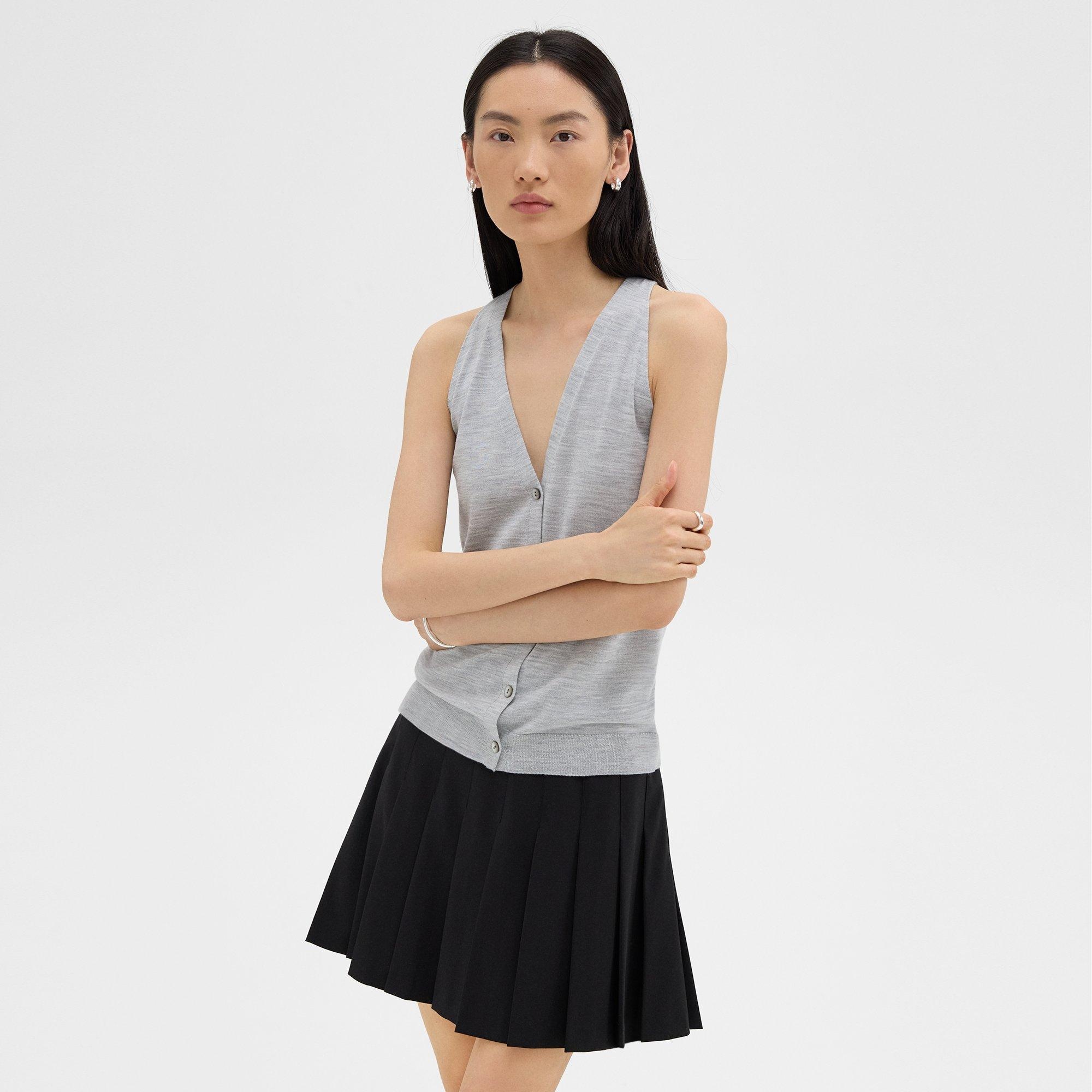 Slim Sweater Vest in Regal Wool - 2