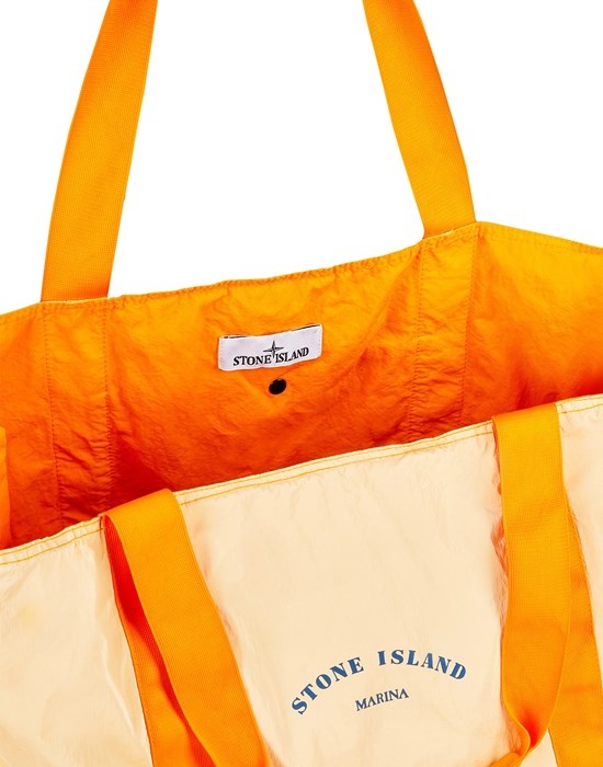 911X1 STONE ISLAND MARINA_RIP STOP PRISMATICO ORANGE - 5