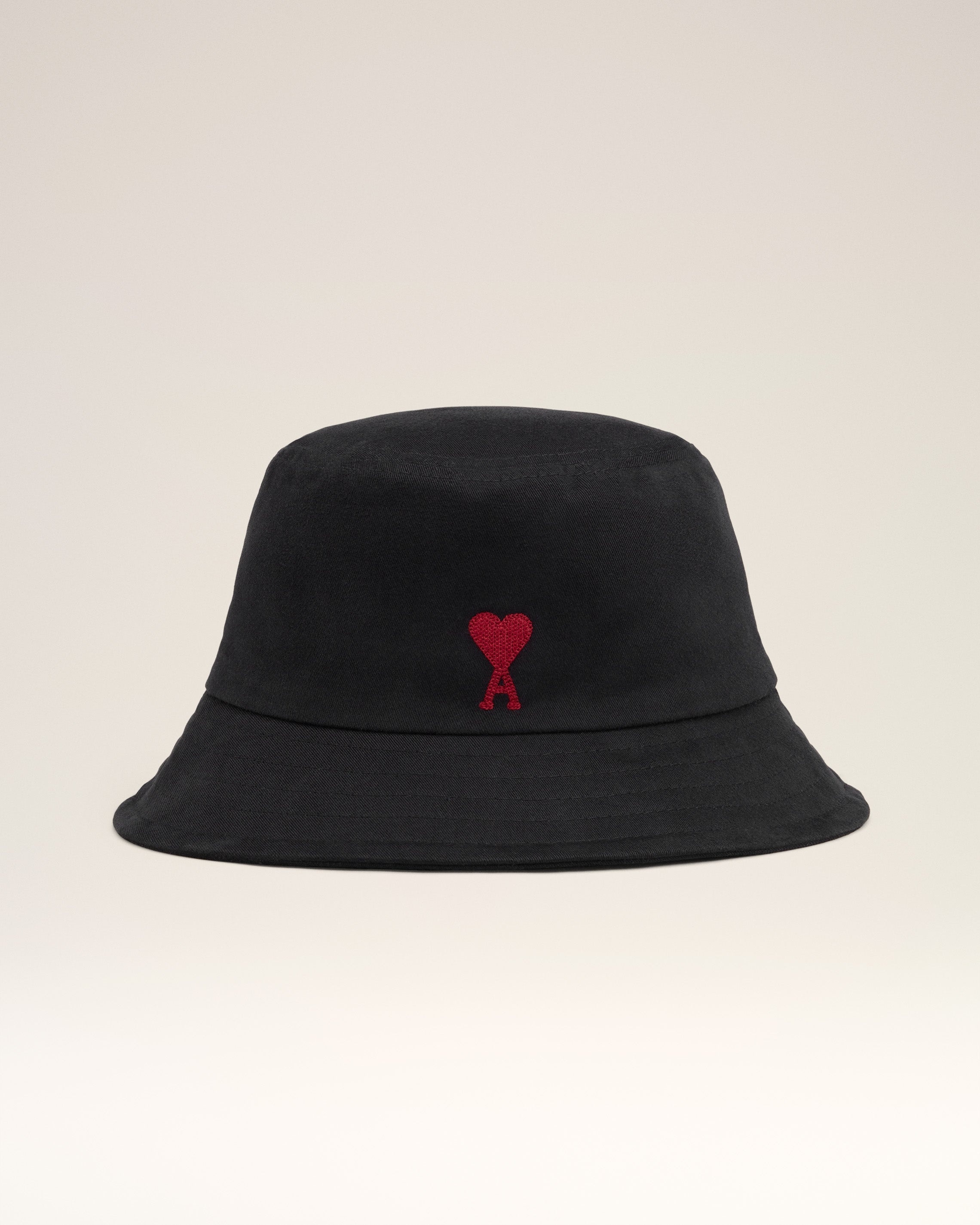 RED AMI DE COEUR EMBROIDERY BUCKET HAT - 4