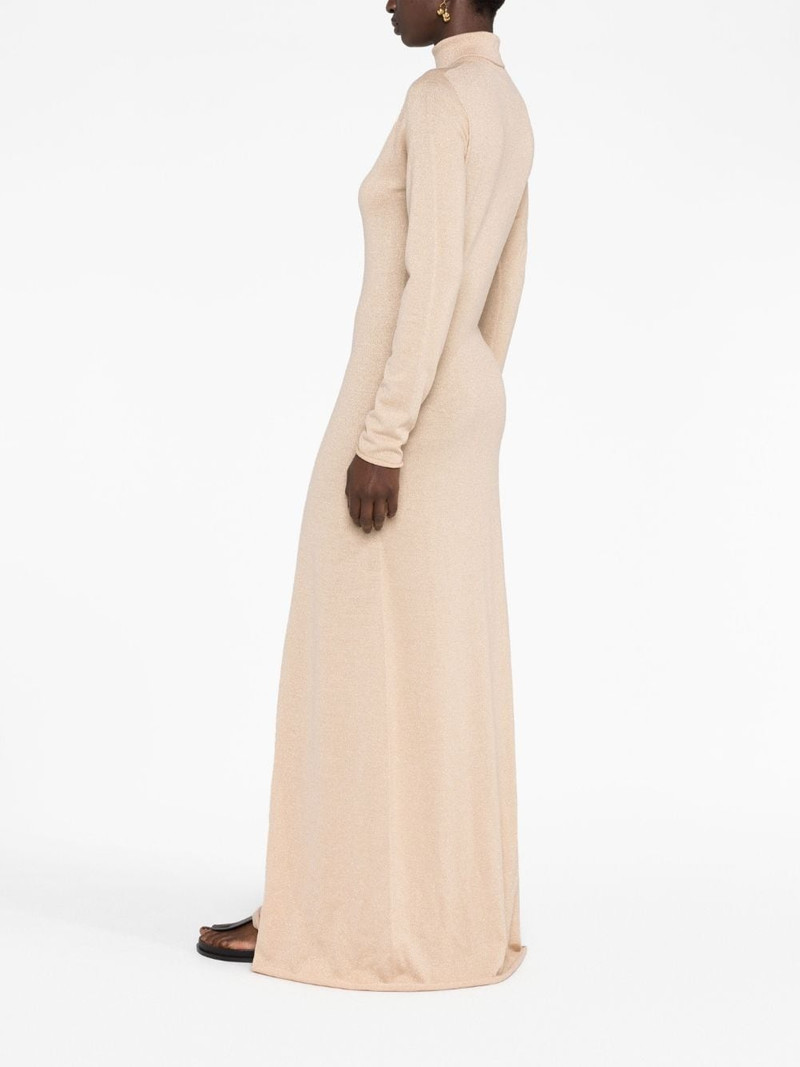 long-sleeve knitted maxi dress 6