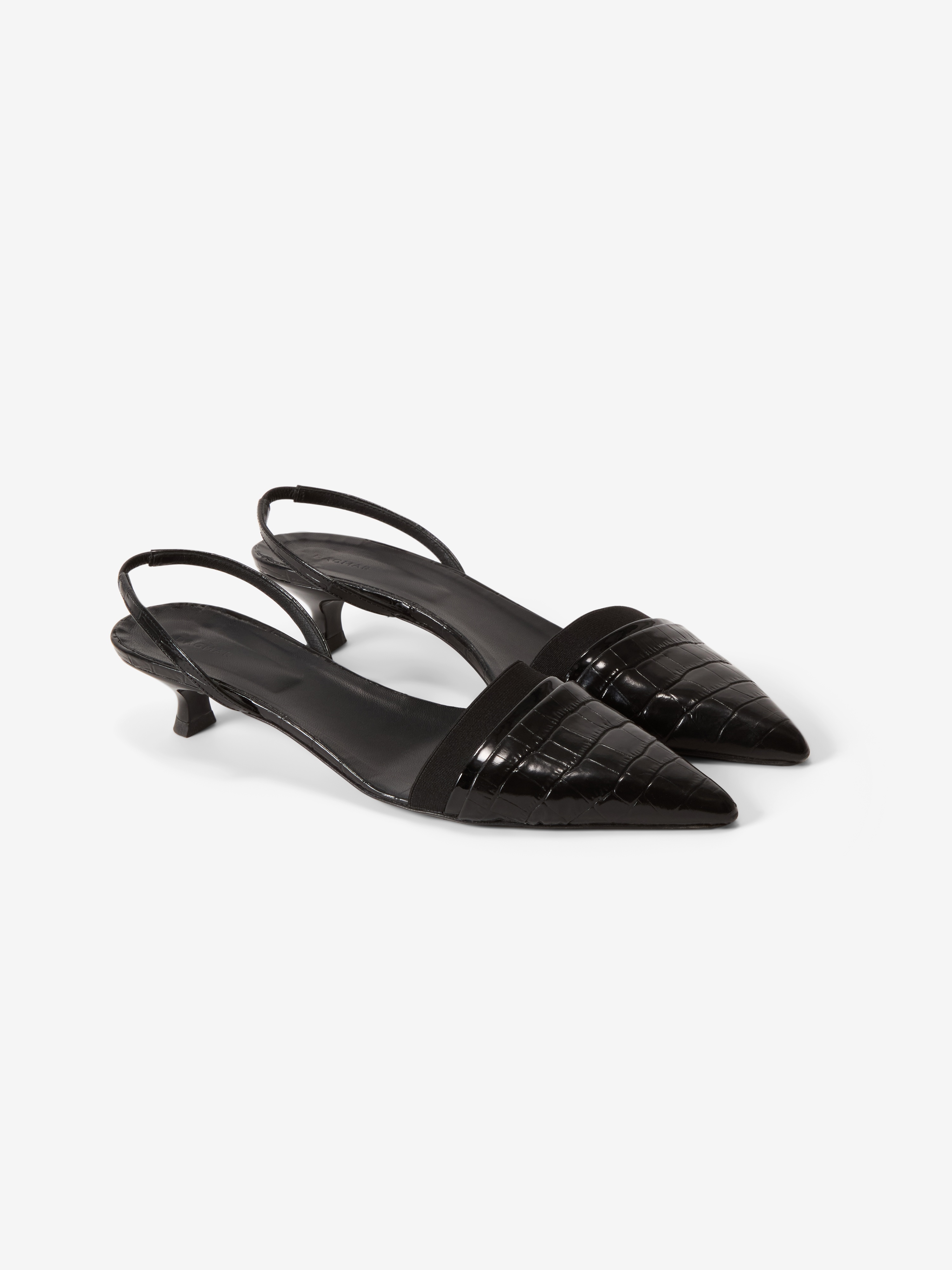 Leather slingback - 5