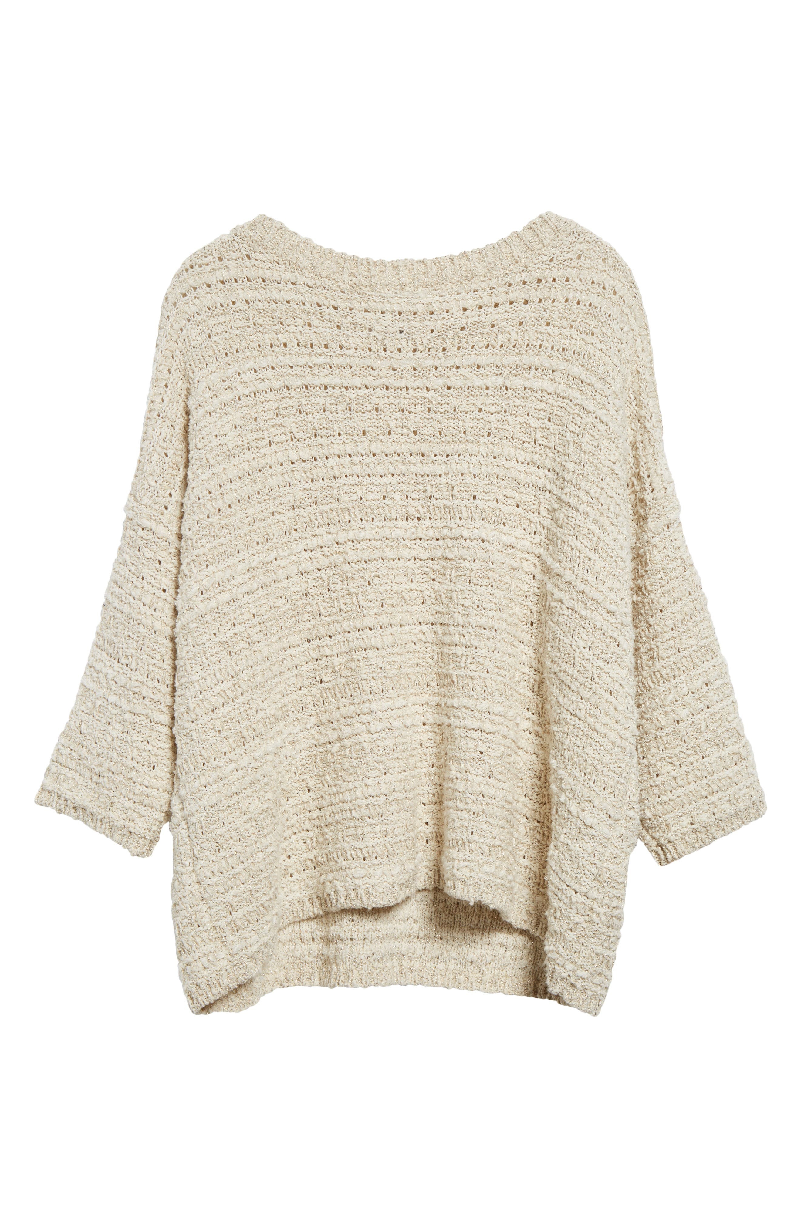 Max Mara Arda Cotton Blend Sweater in Ivory at Nordstrom - 6